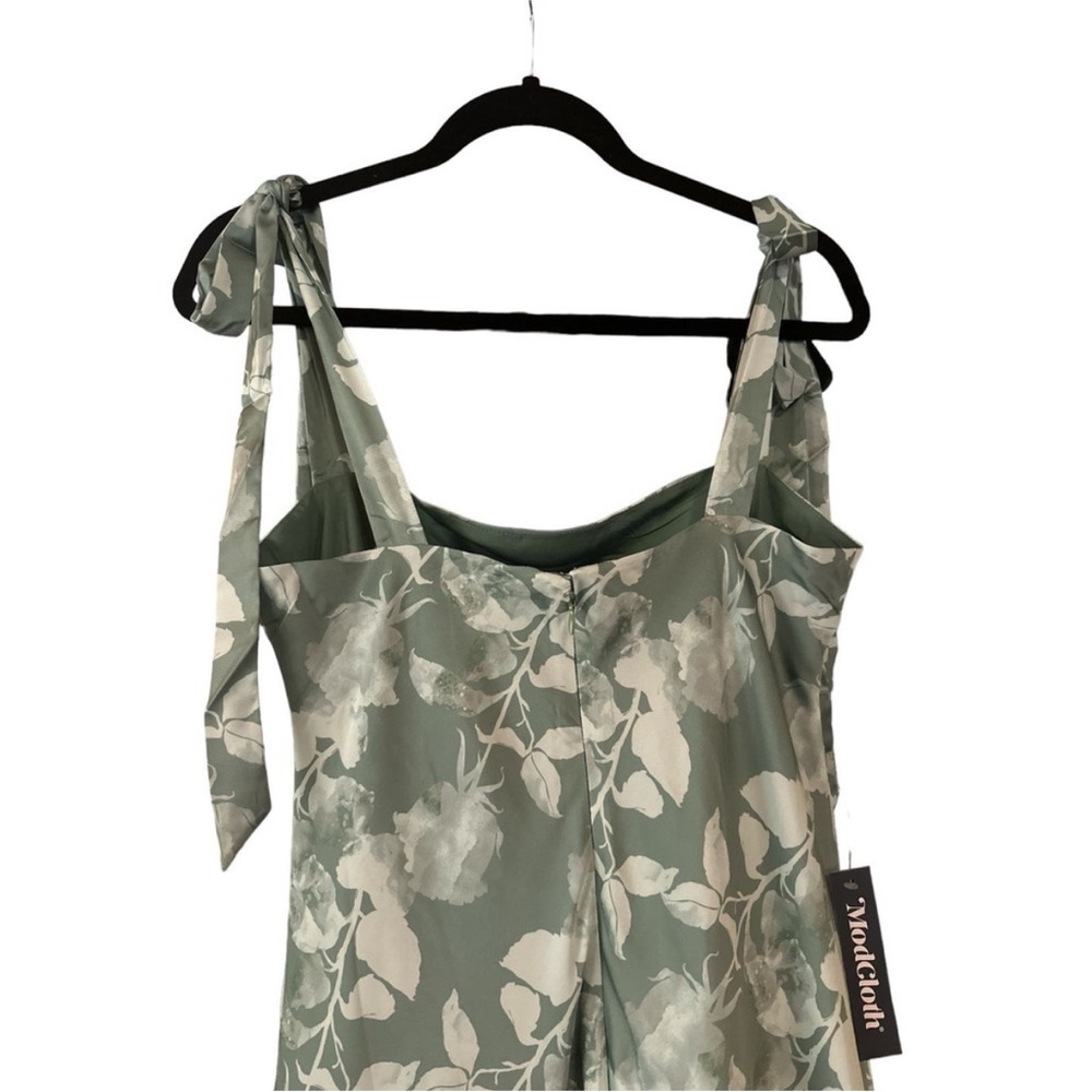 Modcloth Green Floral Midi Dress - Picture 5 of 7